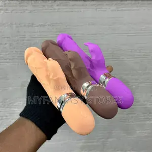 Rabbit Ear Realistic Dildo Vibrator
