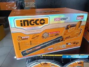 INGCO 20V Brushless Cordless Blower With 2 Batteries Charger