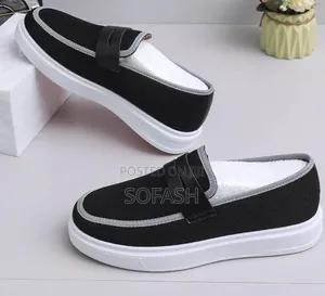 Canvas Penny Loafers