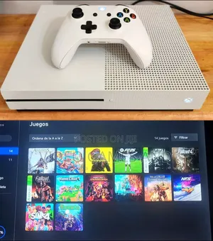 Xbox One S With Games and One Wireless Controller