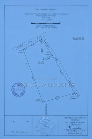 3 Acres of Land for Sale at Aponlolu Village, Off Iwo Road–₦25M Asking