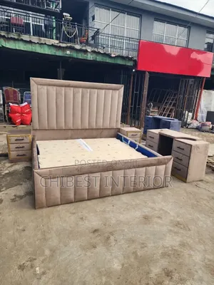 Neatly Padded 6by6 Set of Bed.