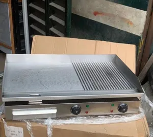 Rough and Smooth Two Burners Gas Griddle