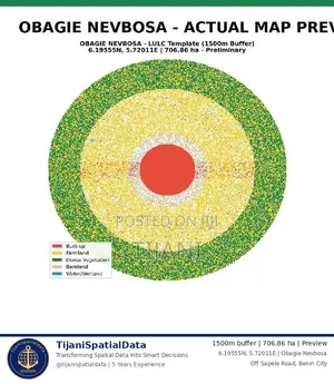 Obagie Nevbosa LU/LC Land Use Map 2024 + 2015-2024 Change Detection -