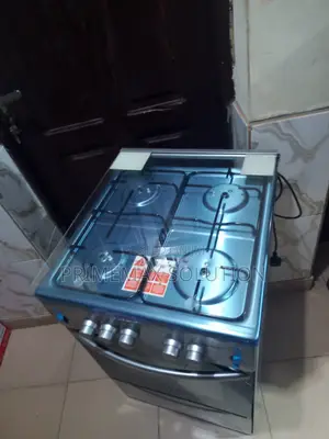 Easy-Clean Surfaces + Auto Spark – 50x50 Inox Gas Range