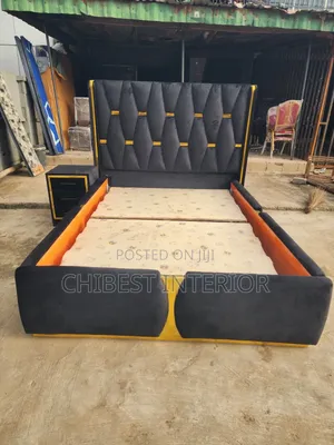 Executive Queen Size Upholstery Bed Stand