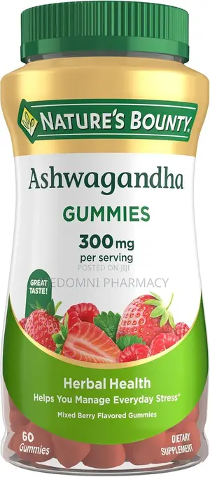 Nature's Bounty Ashwagandha Gummies 300mg