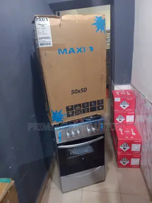 High-Efficiency Auto-Ignition 50x50 Inox Gas Range