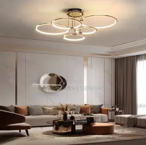 Luxury 5 Rings Living Room Chandelier