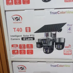 4 Lens PTZ Solar Camera