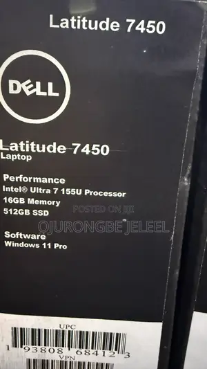 New Laptop Dell Latitude 7450 16GB Intel Core Ultra 7 SSD 512GB
