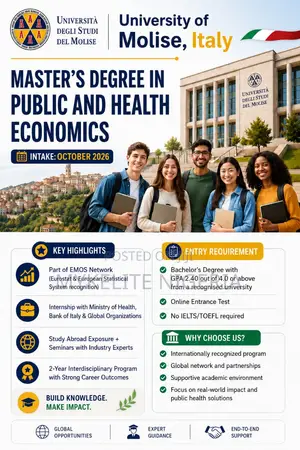 Study Public Health Economics in Italy at Lowest Cost!