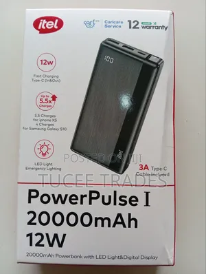 Itel 20,000 Digital Display Powerbank