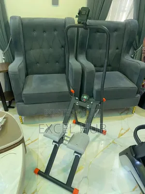Stair Climber With Phone Holder