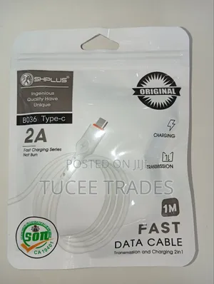 SHPLUS Fast Charging Type C White Cable