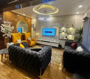 Beautiful Fabric Set of Living Room Chairs