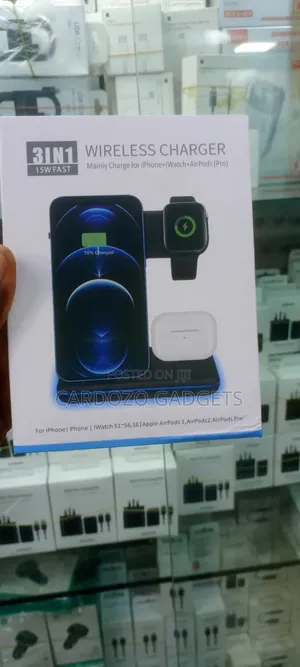 3in1 Wireless Charger Mainly Charge for iPhones Iwatch and Airpods Pro
