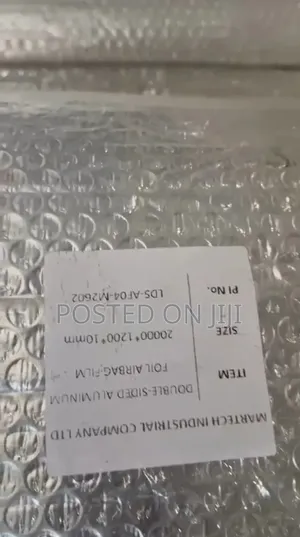 Double Sided Aluminum Foil Airbag Film 10mm, 1200mm X 20000mm