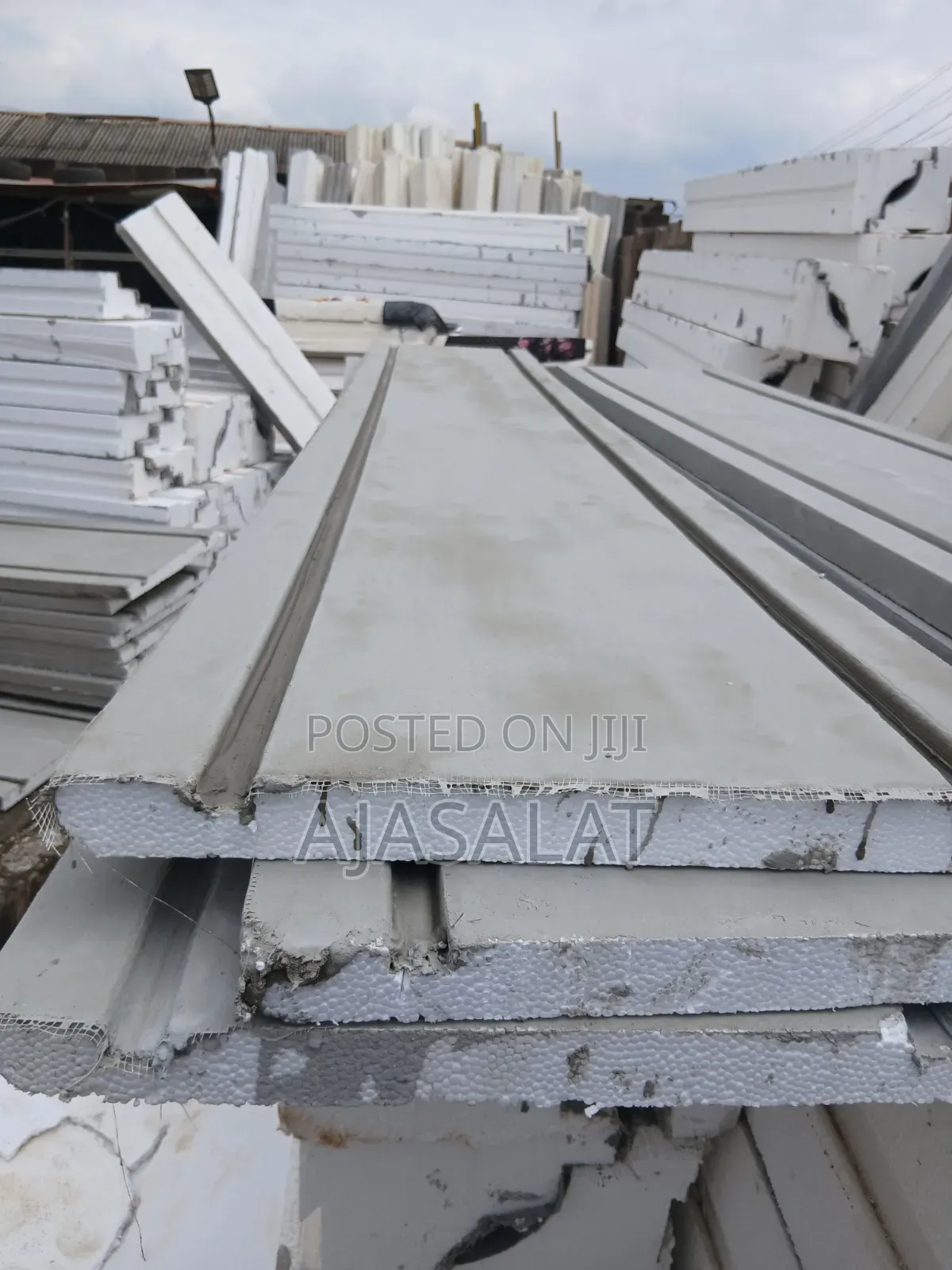 250 by 250 Polystyrene Parapet