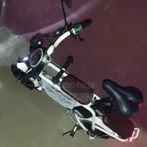 Generic Electric Utility Bike (White Three-Seater)