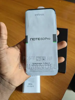 New Infinix Note 60 Pro 256 GB Black