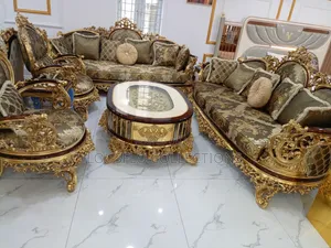 Your Quality 8 Seaters Royal Turkish Sofa With Table N 2 Stood