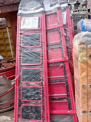 6 Steps Kitchen and Wardrobe Ladder Red Type