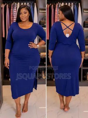 Stretchy Indoor and Outdoor Gown. It Fits From Size 8 to 16