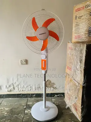 Solar Rechargeable Standing Fan With LED USB – CHARWEEK