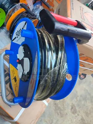 50-Meter Heavy-Duty Industrial Extension Copper Cable Reel