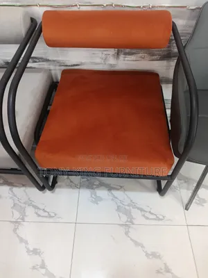 Modern Designed Corduroy Fabric Accent Chair With Thick Cushion