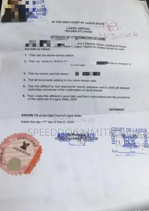 Attestation of Birth