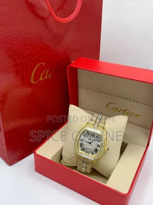 Affordable Full Ice Cartier Wristwatch 