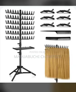 Professional Hair Extension Holder Stand Kit | Wig Making Hair Braid