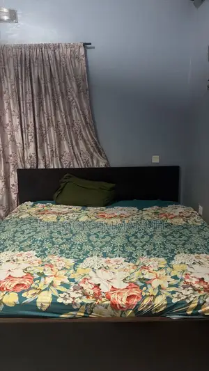 6by6 Bedframe With Mattress in Good Condition
