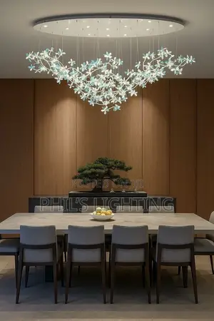 Modern Chrome Branches Chandelier
