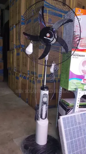 18inches Rechargeable AC /DC Solar Fan With Remote Control