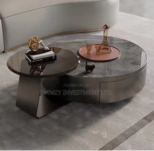 Very Good Luxury Center Table and Side Stool Available