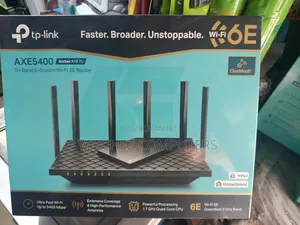 Tplink Tri Band Gigabit WiFi 6E Router