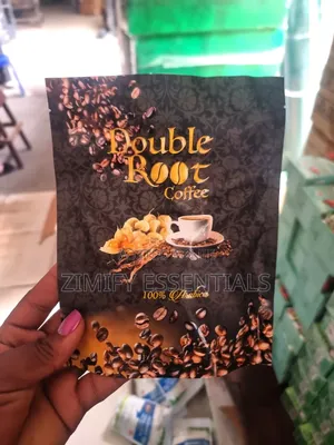 Double Root Coffee Herbal Energy Blend - 100% Arabica Pack