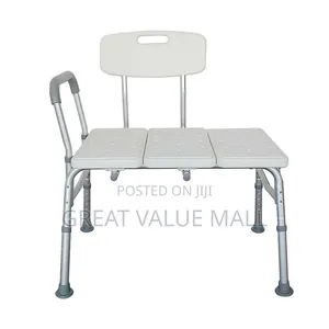 Adjustable Bath Stool With Back Rest