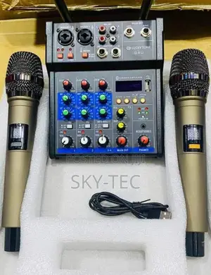 Original Mixer With 100meters Wireless Microphone in Build