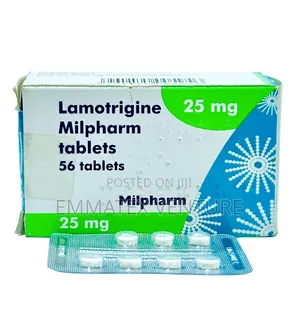 Milpharm Lamotrigine 25mg Tablet X56