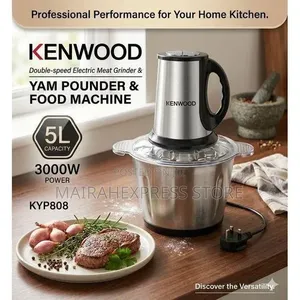 5L Double Speed Kenwood Yam Pounder/Food Processor (4000w) 2st7