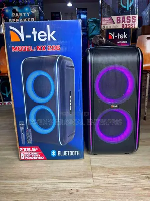 N-Tek Model NX 206 Portable Party Speaker