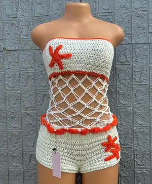 Handmade Crochet Two-Piece Set
