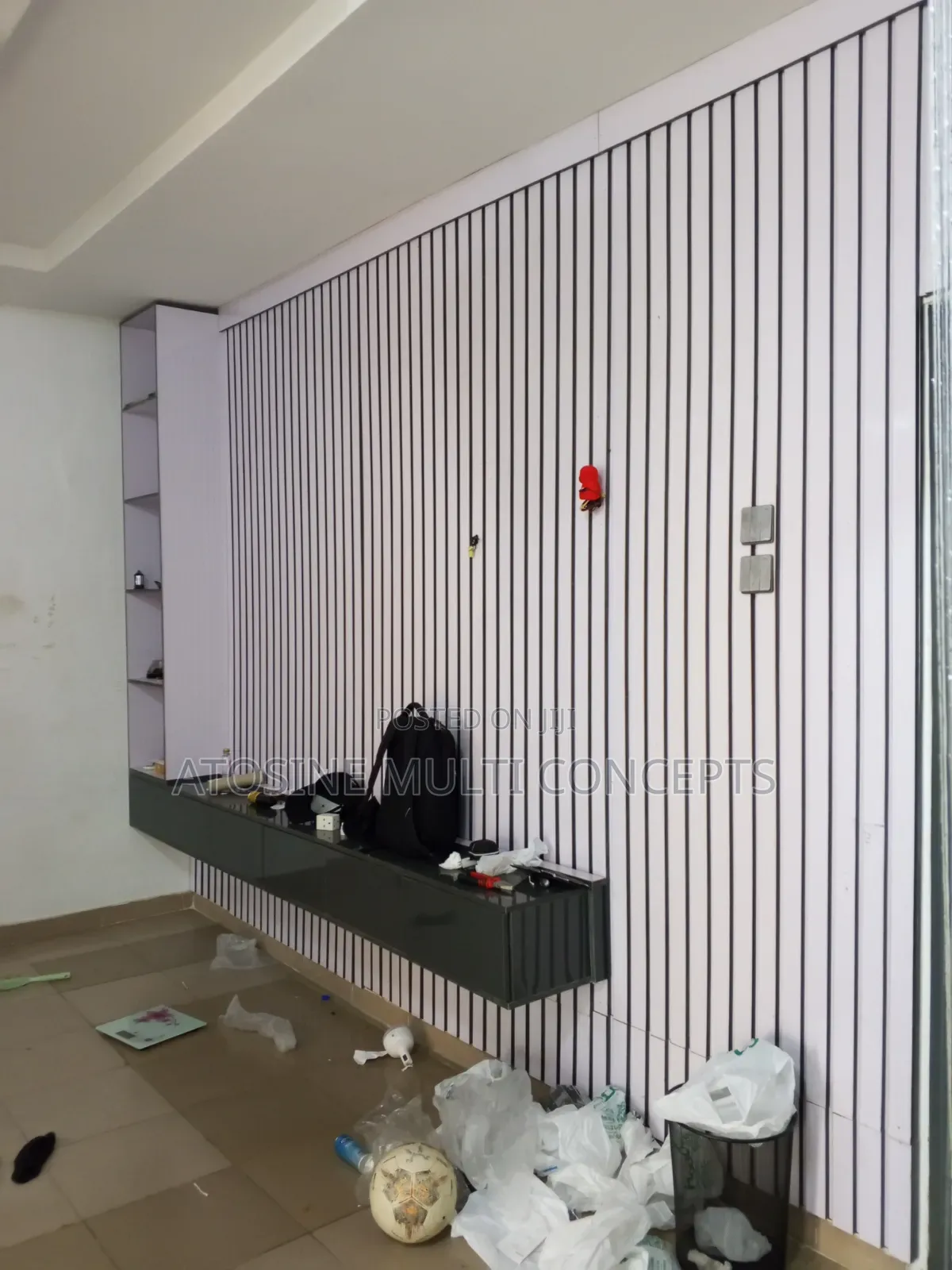 Fluted Panel TV Console