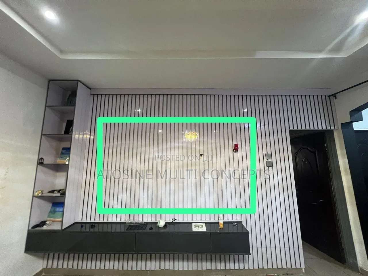 Fluted Panel TV Console