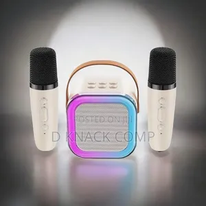 Karaoke Portable Bluetooth Speaker With 2 Wireless Microphones