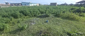 Gui Land in Airport Road With Borehole Installed. 100 by 100 for Sale
